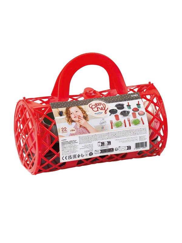 Ecoiffier - 100% Chef Tea Set in Bag 22pcs.