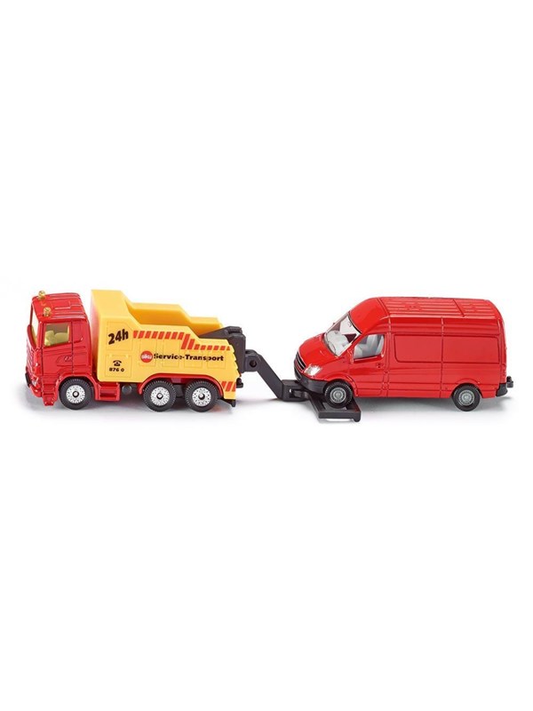 SIKU 1667 Towing vehicle with passenger car