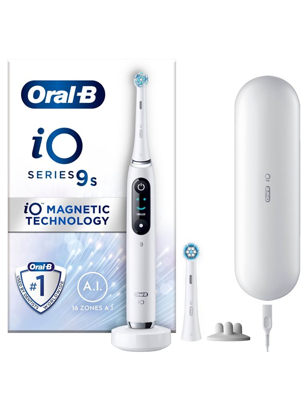Oral-B Elektrisk tannbørste iO9S Hvit alabast