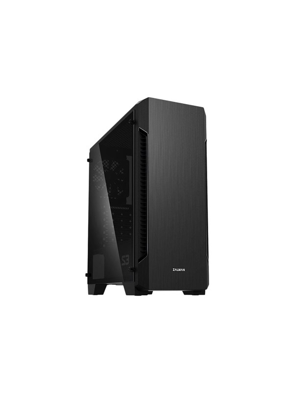 Zalman S3 TG - Kabinett - Miditower - Svart