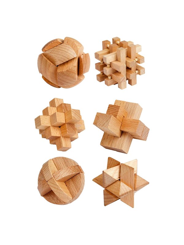 Toi-Toys Wooden Brain Puzzle Tre