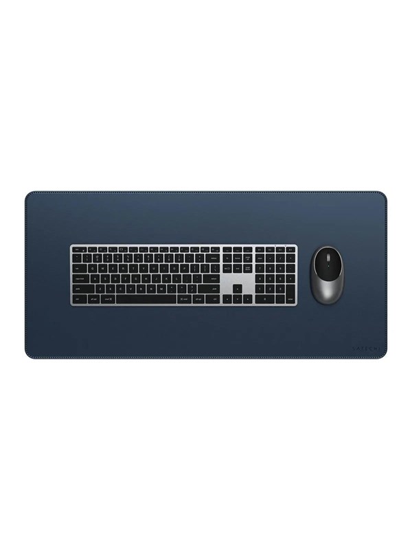 Satechi Vegan-Leather Premium Desk Mat - Blue