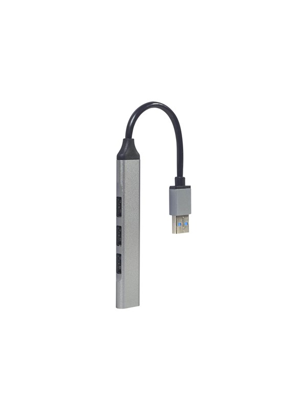 Gembird - hub - 4-port silver - 4 ports USB-hub - 4 porter - Sølv
