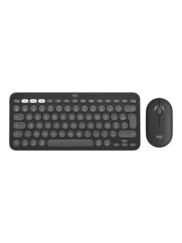 Logitech Pebble 2 Combo for Mac - Tastatur & Mussett - Universal - Grå
