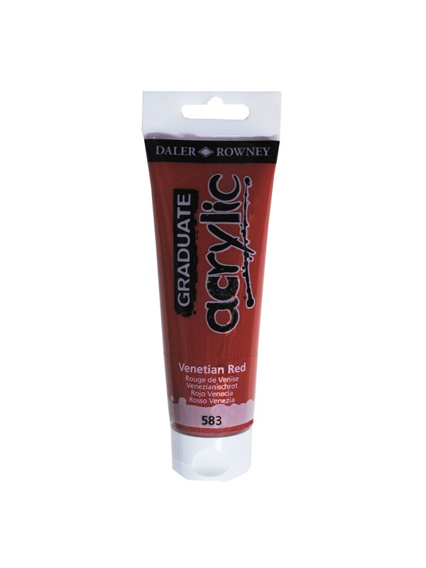 Daler-Rowney Graduate Acrylic 120 ml Venetian Red