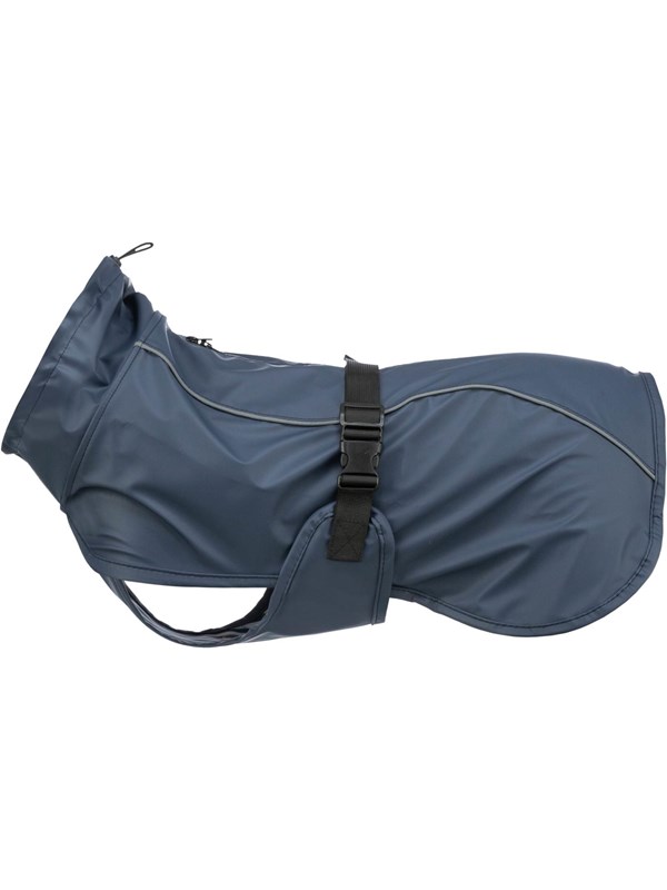 Trixie BE NORDIC Husum Hunderegnfrakk Mørkeblå Størrelse XS: Mageomkrets 20-39cm Rygglengde: 25cm