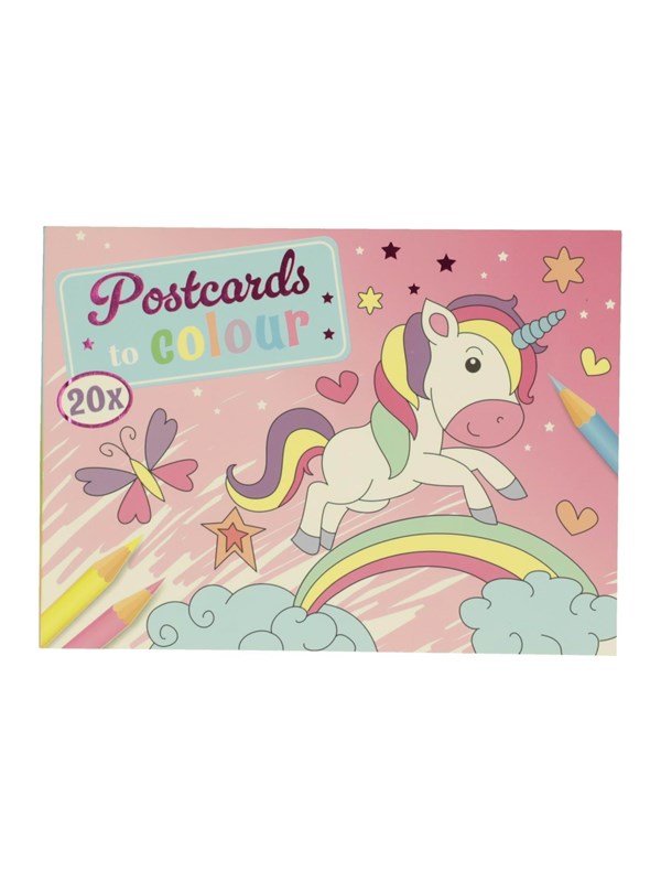 Wins Holland - Postcards Coloring Unicorn