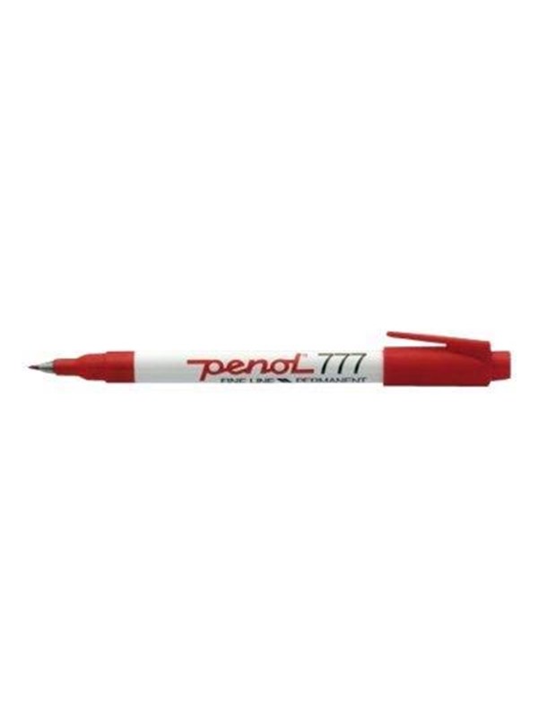 Penol marker fine point Red