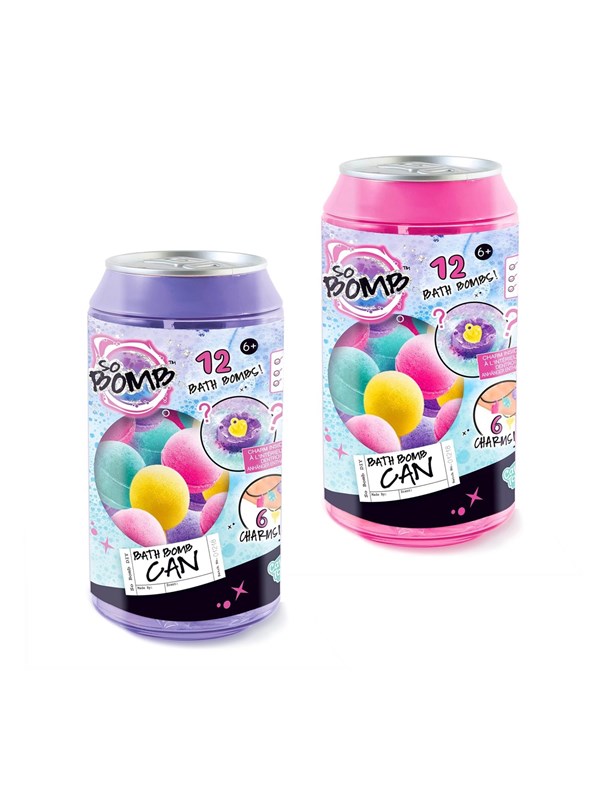 So Bomb Bath Bomb Cans - assorted