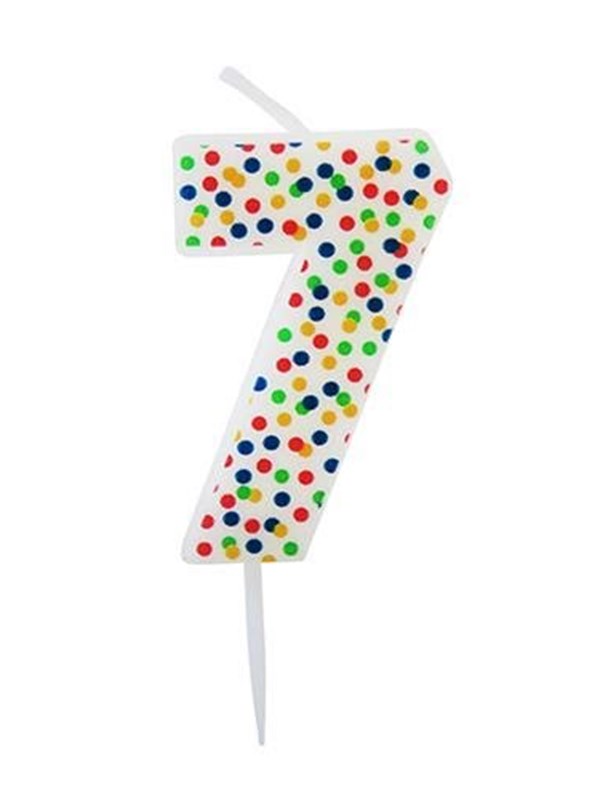 SCANSEASON Light with number 7 . 7.5cm high