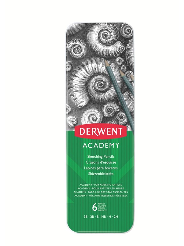 Derwent Sketching Pencils (Wallet of 6)