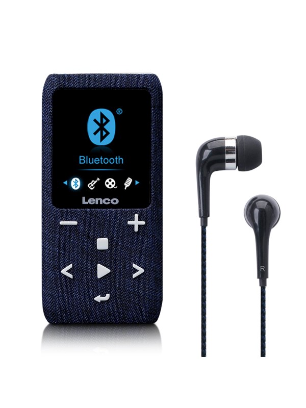 Lenco Xemio-861BK - MP3/MP4 Player with Bluetooth® 8GB Micro SD Card - Black - MP3-spiller 8 GB