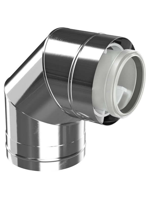 Bosch elbow 87° dn80/125 stainless steel