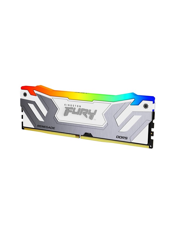 Kingston FURY Renegade RGB DDR5-8000 - 24GB - CL38 - Single Channel (1 pcs) - Intel XMP - Sølv med RGB