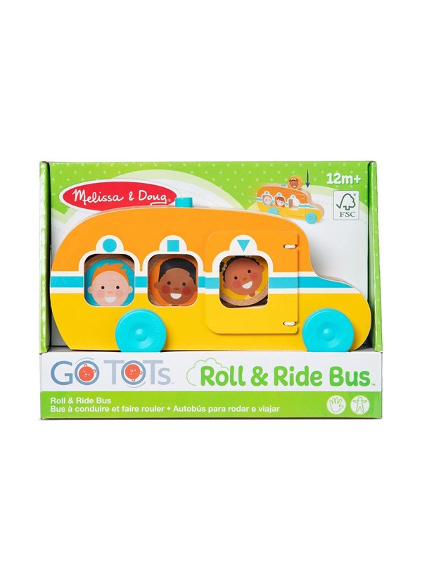 Melissa & Doug GO TOTs Roll and Ride Bus