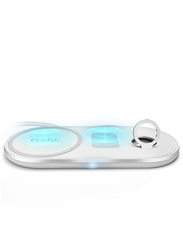 SBS 10W Wireless Charging Base x3 - White