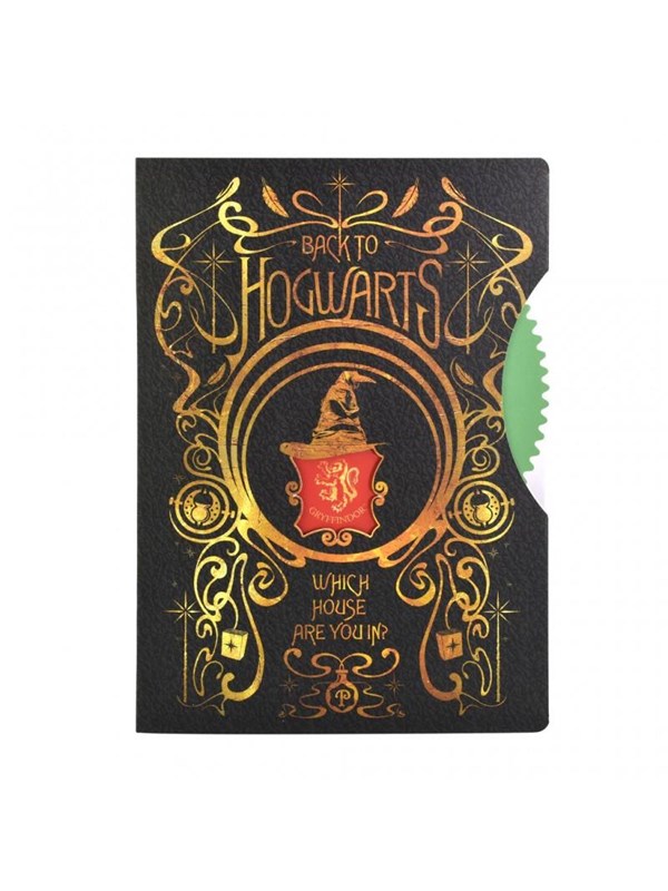 Pyramid Harry Potter Spinner Notebook - Colorful Crest