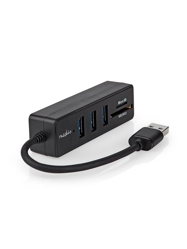 Nedis CCGB61250BK01 interface hub USB-hub - USB 3.2