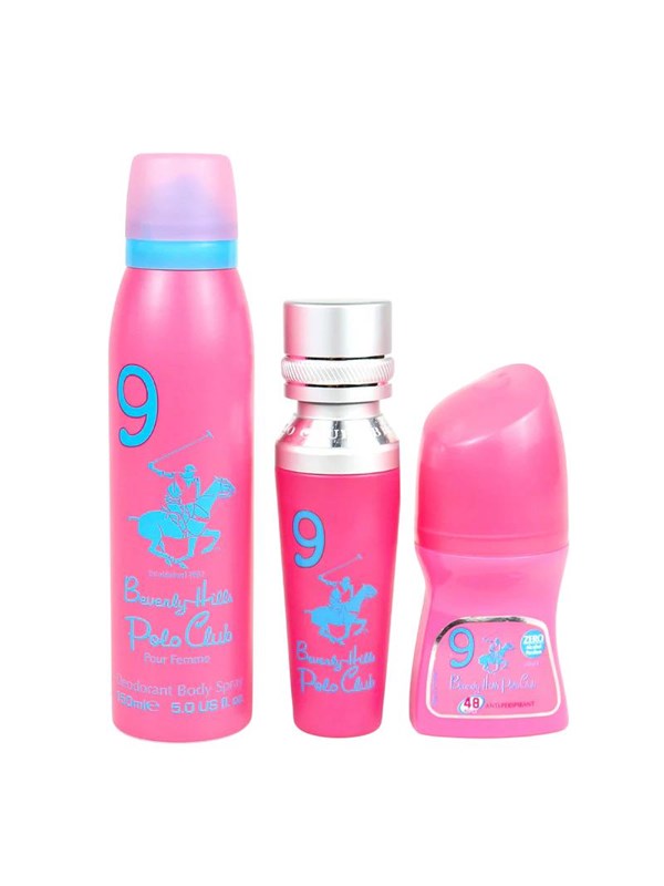 Beverly Hills Polo Club Set : No. 9 Eau De Parfum, For Women