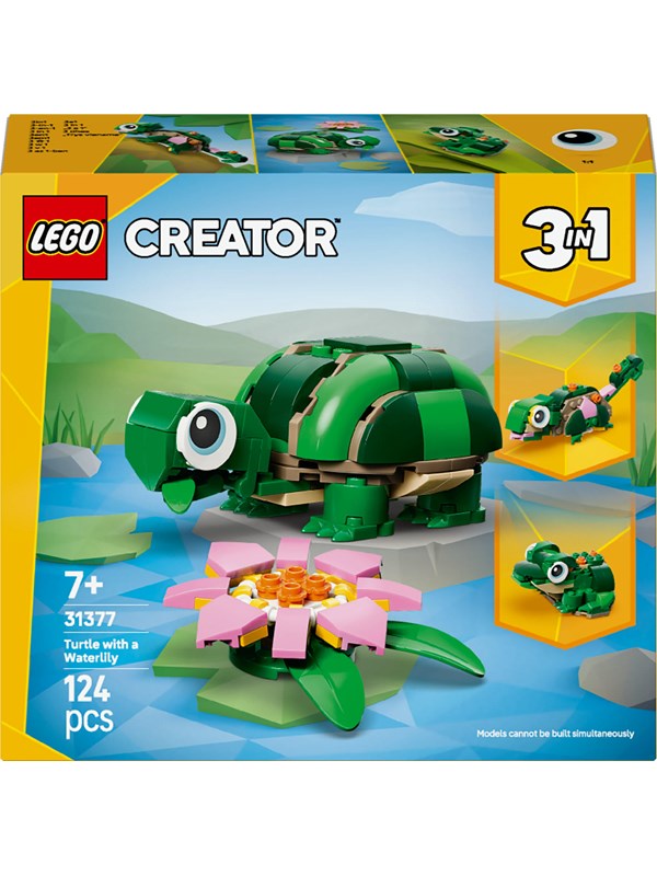 LEGO Creator 31377 Skilpadde med vannliljeblomst