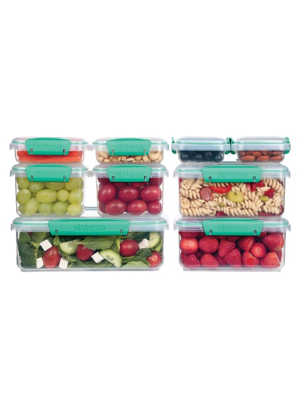 Sistema 18 Piece PackTeal