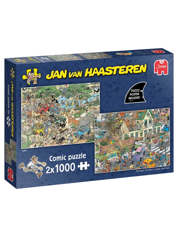 Jan van Haasteren Safari & Storm (2 × 1000)