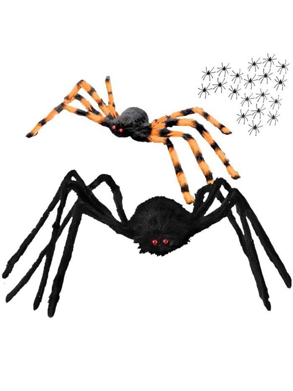 Mikamax XXL Halloween Edderkopp-dekorasjon