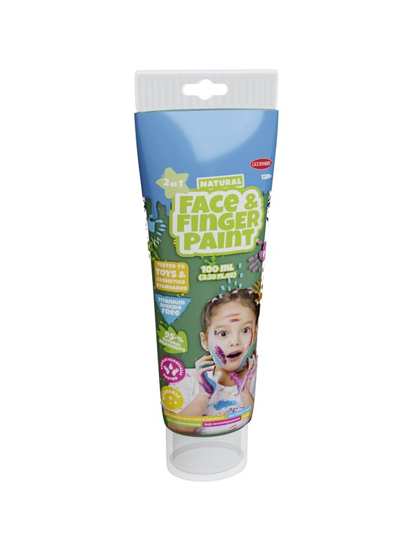 Boti Natural Face & Fingerpaint Tube - Green 100ml