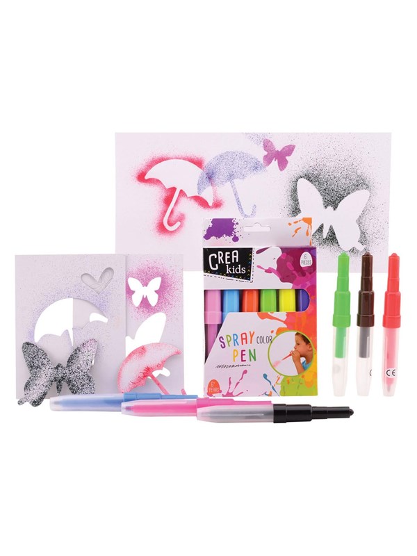 Johntoy Crea Kids Blow Pens 6 pcs