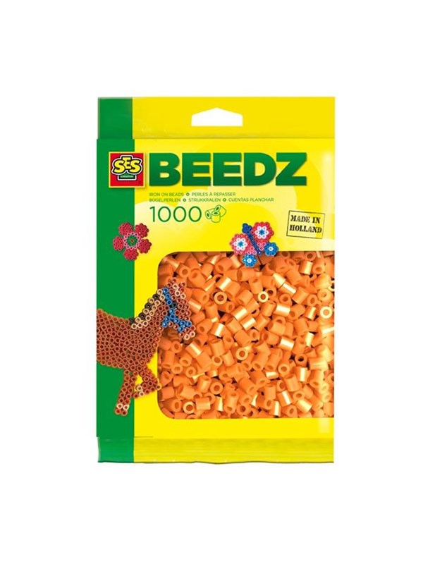 SES Creative Iron-on Beads - Orange 1000pcs.
