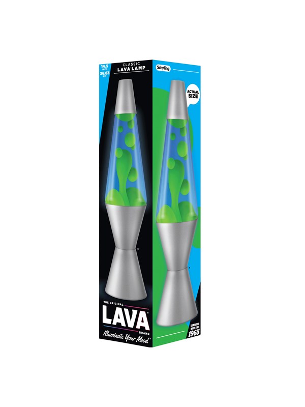 Lava Lamp Classic 37cm Green/Blue