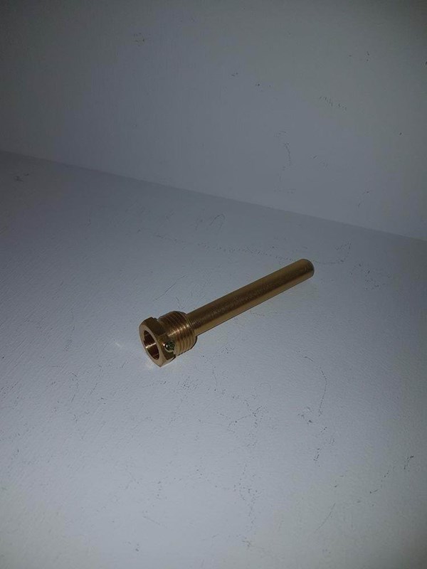 Erik Færgemann Brass thermowell 12 x 100 mm