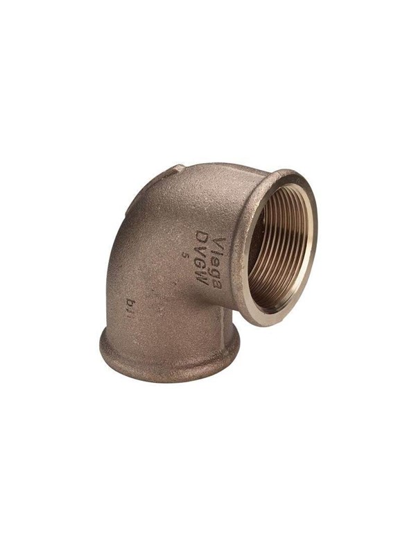 Viega Bend 90° socket/socket 2 1/2" gunmetal