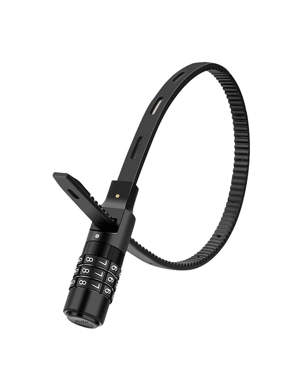 Rockbros 3240001001 bicycle lock for 0.5 m combination - black