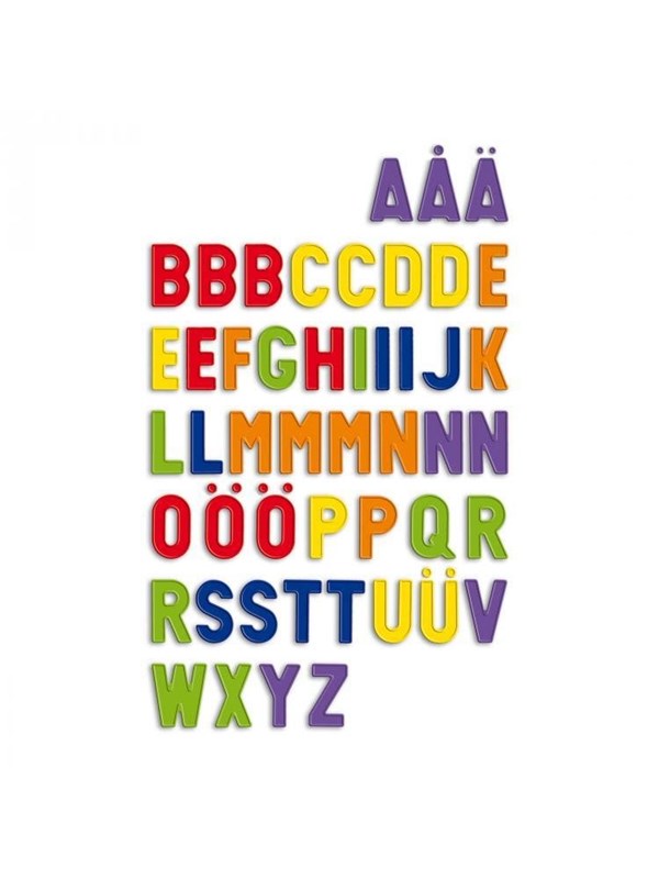 Quercetti ABC Magnets Capital Letters 48 pcs.