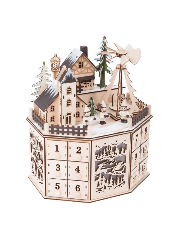 Small Foot - Wooden Advent Calendar Christmas Land