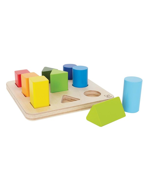 Hape Wooden Sorting Shelf Forms