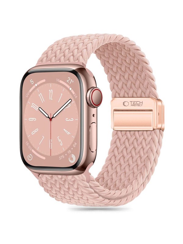 Tech-Protect  Nylonmag Strap for Apple Watch 4 / 5 / 6 / 7 / 8 / 9 / SE (38 / 40 / 41 mm) - Pink