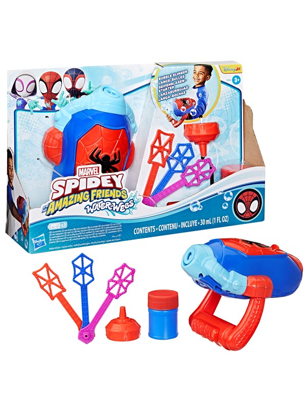Marvel Spidey and His Amazing Friends Water-Webs Bubble Slinger