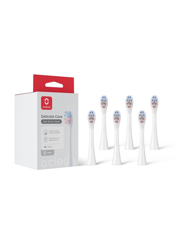Oclean Børstehoder Brush Head Kids 6 Pack White