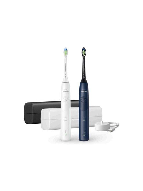 Philips Elektrisk tannbørste Sonicare 5500 series HX7119 - tooth brush - white/navy blue