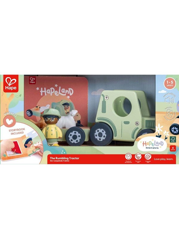 Hape The Rumbling Tractor With Sound