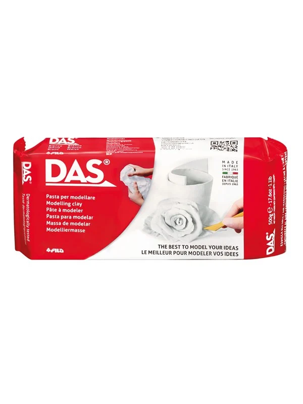 DAS LER. 500g. Hvid