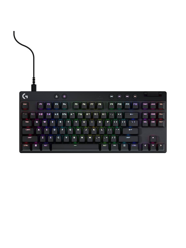Logitech G PRO X TKL - Logitech Magnetic Analog - Linear - Gamingtastatur - Uten numpad - Nordisk - Svart