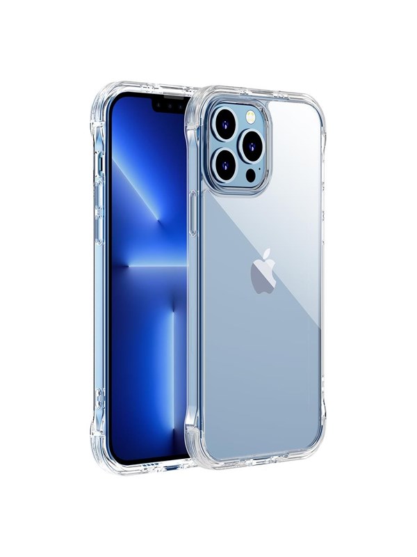 Joyroom  Defender Series case for iPhone 13 Pro Max rugged housing with hooks kickstand transparent (JR-BP956)