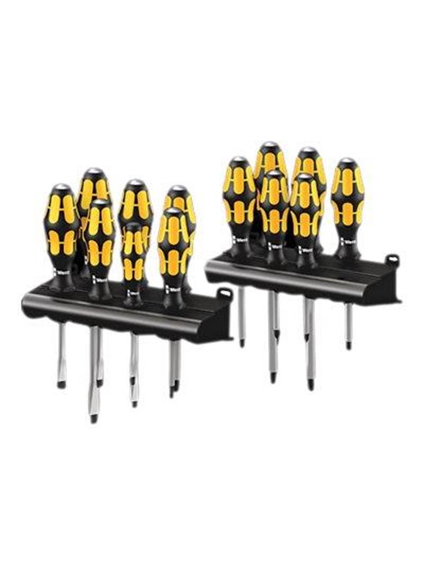 Wera Big pack 900 screwdriver set kraftform wera: chiseldriver and rack 13 pieces