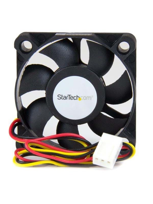 StarTech.com 50x10mm Replacement Ball Bearing Computer Case Fan TX3/LP4 Connector - Kabinettvifte - 50mm - Svart