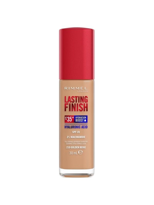 Rimmel Clean Lasting Finish Foundation 210 golden beige 30ml