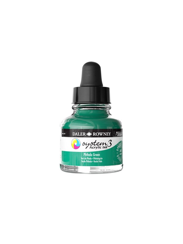 Daler-Rowney System3 Ink 29.5 ml Phthalo Green