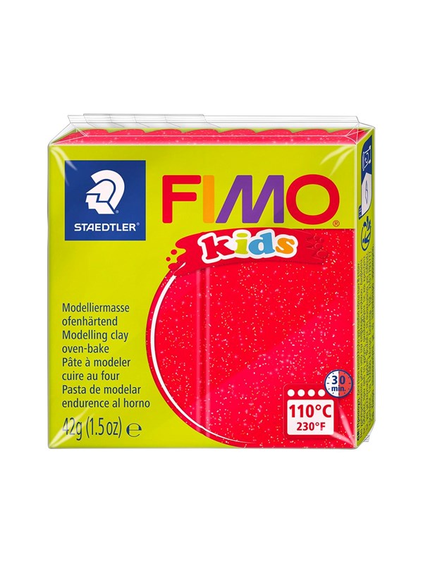 Staedtler Mod. clay FIMO kids red glitter